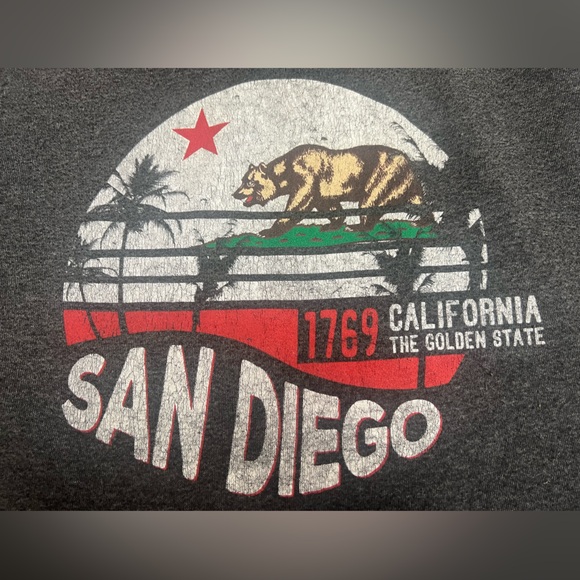 Y2K Gray California Hoodie! - Picture 8 of 13